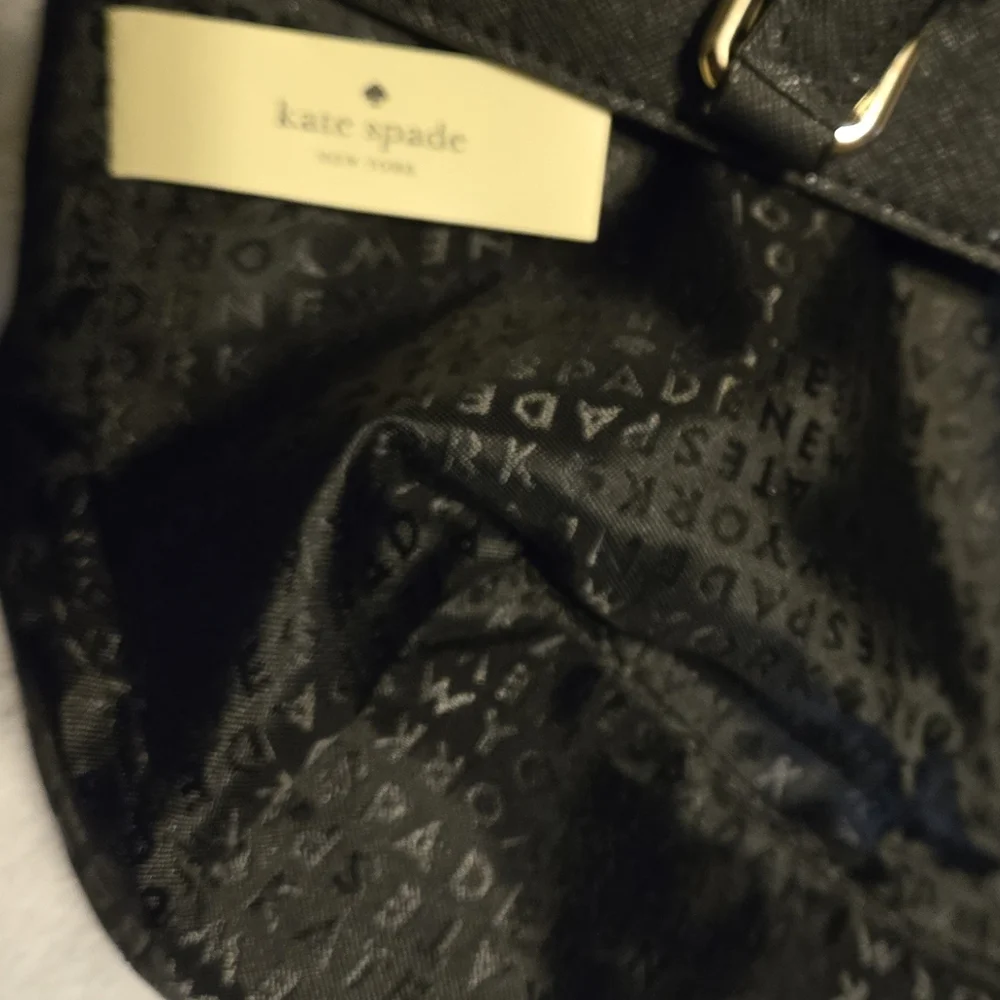 Kate Spade Black Tote Gold Hardware